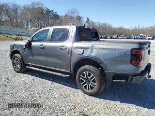 2024 Ford Ranger LARIAT with VIN 1FTER4KP8RLE39889, listed as a Copart auction lot 47591765 with 7,641 mi miles and Salvage Title. Bid and sale history available at carsss.com. Image 2.