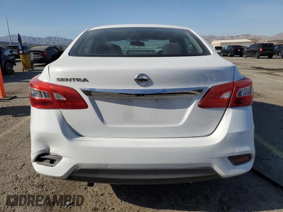 2017 Nissan Sentra S with VIN 3N1AB7AP2HY392616, listed as a Copart auction lot 52530035 with 53,089 mi miles and Salvage Title. Bid and sale history available at carsss.com. Image 6.