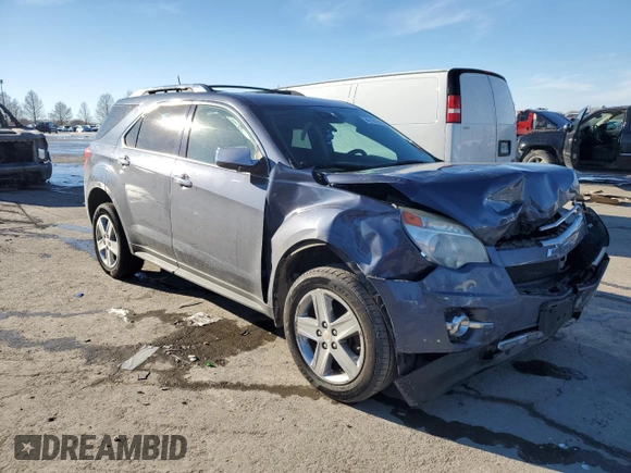 2014 Chevrolet Equinox LTZ with VIN 2GNALDEK8E6154992, listed as a Copart auction lot 89161245 with 86,437 mi miles and Salvage Title. Bid and sale history available at carsss.com. Image 4.