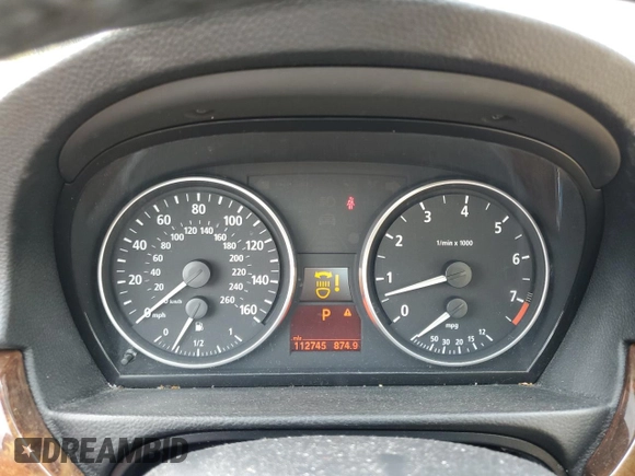 2006 BMW 3 Series 325i with VIN WBAVB17596NK38378, listed as a Copart auction lot 71792814 with 112,745 mi miles and Salvage Title. Bid and sale history available at carsss.com. Image 9.