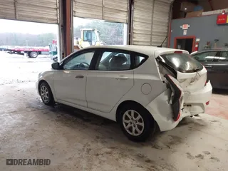2013 Hyundai Accent GL with VIN KMHCT5AE6DU122559, listed as a IAAI auction lot 41800714 with 129,582 mi miles. Bid and sale history available at carsss.com. Image 3.