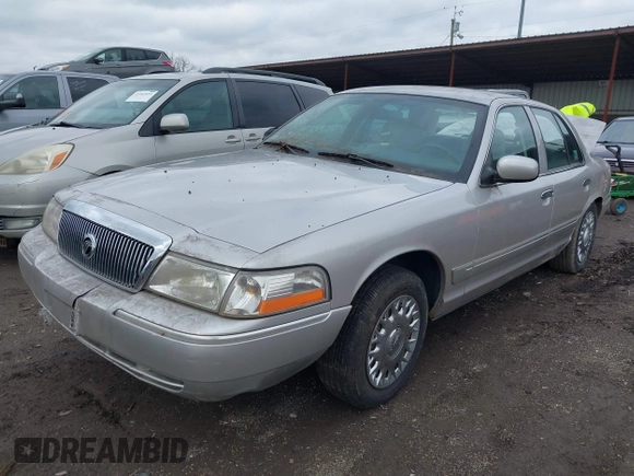 2004 Mercury Grand Marquis GS with VIN 2MEFM74W84X634345, listed as a IAAI auction lot 41920110 with 97,749 mi miles and . Bid and sale history available at DreamBid. Image 2.