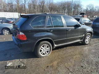 2005 BMW X5 3.0i with VIN 5UXFA13555LY21474, listed as a Copart auction lot 82994644 with 0 mi miles and Salvage Title. Bid and sale history available at carsss.com. Image 3.
