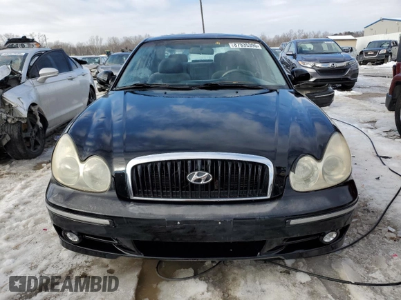 2003 Hyundai Sonata GLS with VIN KMHWF35H23A769490, listed as a Copart auction lot 87935395 with 230,086 mi miles and Non Repairable. Bid and sale history available at carsss.com. Image 5.