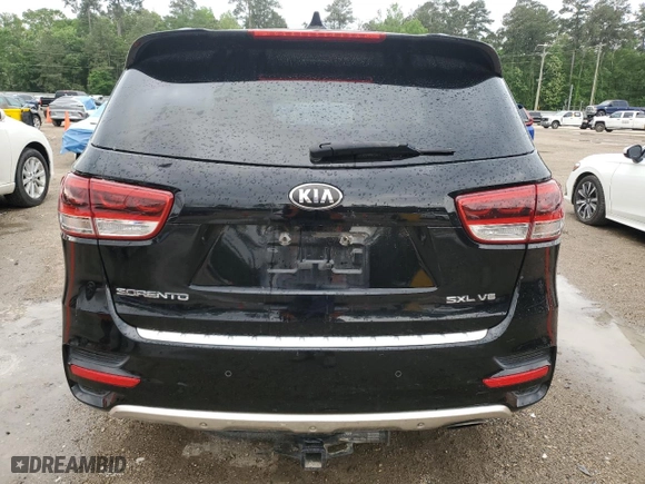 2016 Kia Sorento SX with VIN 5XYPK4A50GG122730, listed as a Copart auction lot 51769765 with 162,549 mi miles and Clean Title. Bid and sale history available at carsss.com. Image 6.