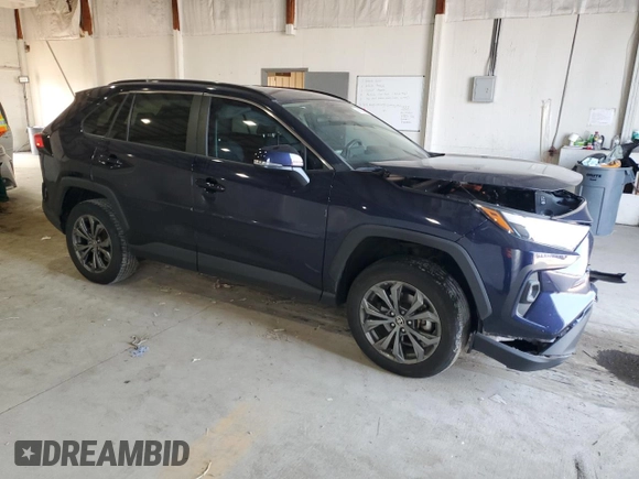 2022 Toyota RAV4 Hybrid XLE Premium with VIN 4T3B6RFV0NU097458, listed as a Copart auction lot 59433035 with 39,742 mi miles and Salvage title. Bid and sale history available at DreamBid. Image 4.