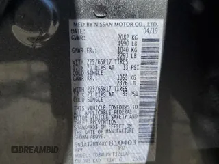 2019 Nissan Rogue SV with VIN 5N1AT2MT4KC810403, listed as a Copart auction lot 49478425 with 113,804 mi miles and Salvage Title. Bid and sale history available at carsss.com. Image 15.