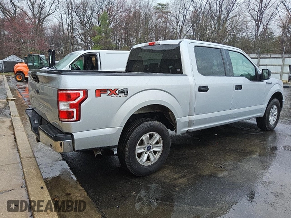 2018 Ford F-150 XL with VIN 1FTEW1EG9JKF15925, listed as a Copart auction lot 48240255 with 158,422 mi miles and Clean title. Bid and sale history available at DreamBid. Image 3.