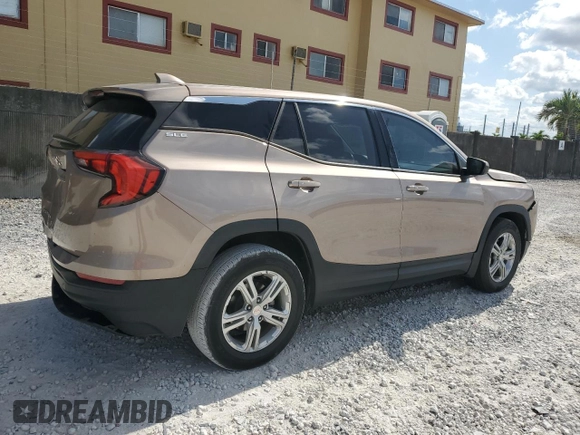 2018 GMC Terrain SLE with VIN 3GKALMEVXJL413978, listed as a Copart auction lot 53974015 with 81,417 mi miles and Salvage Title. Bid and sale history available at DreamBid. Image 3.
