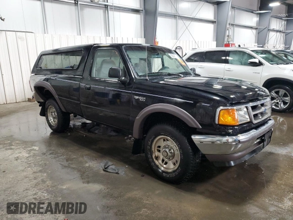 1997 Ford Ranger XLT with VIN 1FTCR11X9VTA43729, listed as a Copart auction lot 80646164 with 207,830 mi miles and Salvage title. Bid and sale history available at DreamBid. Image 4.