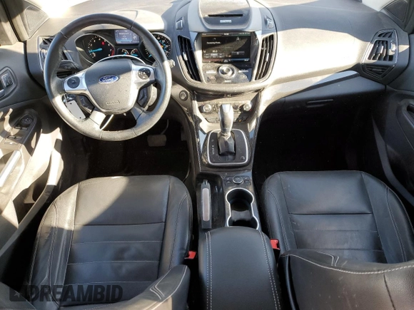 2014 Ford Escape Titanium with VIN 1FMCU9J9XEUB10861, listed as a Copart auction lot 50766115 with 134,469 mi miles and Salvage Title. Bid and sale history available at DreamBid. Image 8.