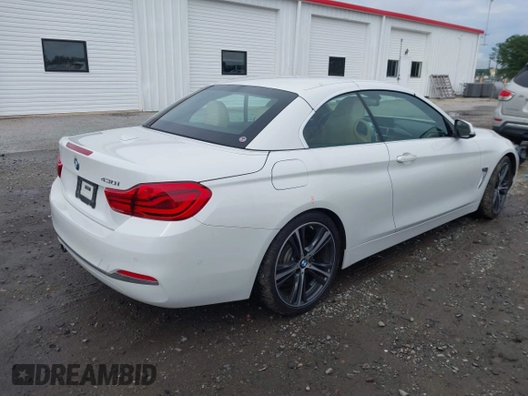 2018 BMW 4 Series 430i with VIN WBA4Z1C50JEE43919, listed as a IAAI auction lot 42645287 with 36,206 mi miles and . Bid and sale history available at DreamBid. Image 4.