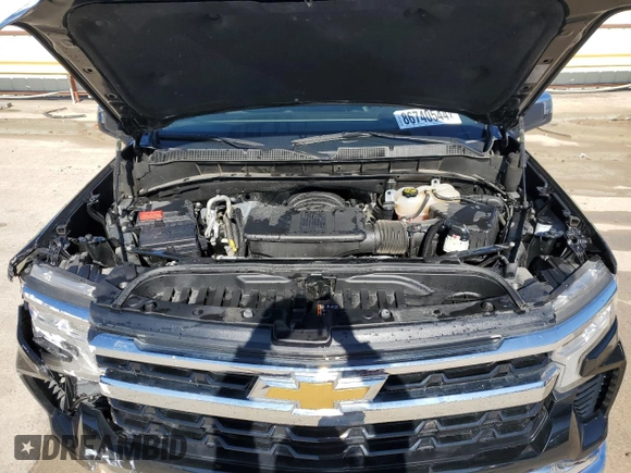 2023 Chevrolet Silverado 1500 LT with VIN 1GCUDDED2PZ261337, listed as a Copart auction lot 86740544 with 24,362 mi miles and Salvage Title. Bid and sale history available at carsss.com. Image 11.