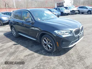 2022 BMW X3 xDrive30i with VIN 5UX53DP00N9K52214, listed as a IAAI auction lot 42031394 with 36,967 mi miles and . Bid and sale history available at DreamBid. Image 1.