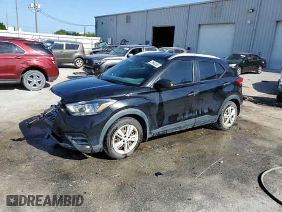 2019 Nissan Kicks S with VIN 3N1CP5CUXKL547273, listed as a Copart auction lot 51662585 with 3,240 mi miles and Non Repairable. Bid and sale history available at DreamBid. Image 1.
