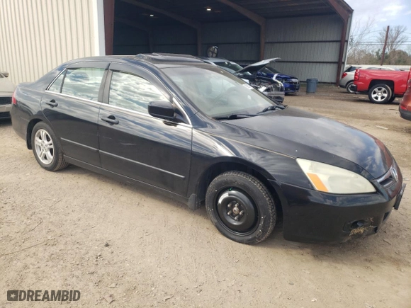 2007 Honda Accord Sdn EX with VIN 1HGCM55737A221814, listed as a Copart auction lot 89317925 with 134,217 mi miles and Clean Title. Bid and sale history available at carsss.com. Image 4.