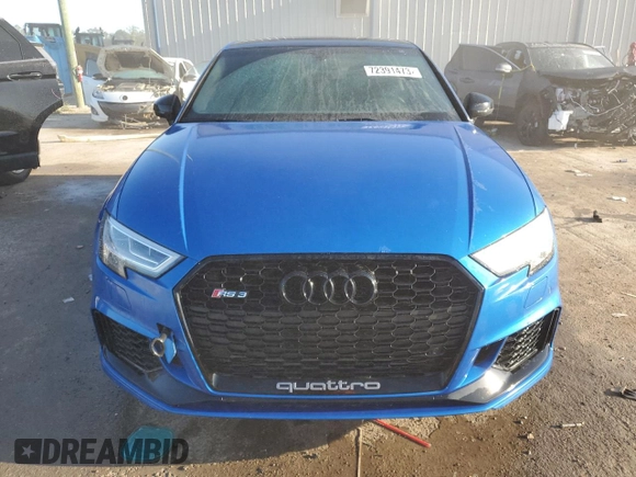 2019 Audi RS 3 z VIN WUABWGFF6KA903460, wystawiony jako Copart lot #72391473 z przebiegiem 42 921 mil mil oraz . Historia ofert i sprzedaży dostępna na DreamBid. Obrazek 5.