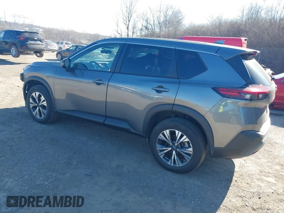 2022 Nissan Rogue SV with VIN 5N1BT3BB9NC698402, listed as a IAAI auction lot 41703839 with 24,322 mi miles and . Bid and sale history available at DreamBid. Image 3.