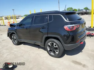 2018 Jeep Compass Trailhawk with VIN 3C4NJDDB6JT231480, listed as a Copart auction lot 56474865 with 61,051 mi miles and Salvage title. Bid and sale history available at DreamBid. Image 2.