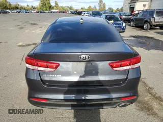 2017 Kia Optima LX with VIN 5XXGT4L32HG156845, listed as a Copart auction lot 76312814 with 124,810 mi miles and Clean Title. Bid and sale history available at carsss.com. Image 6.