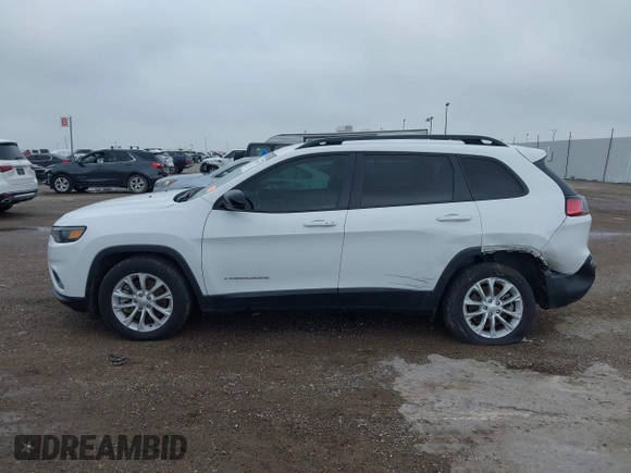 2022 Jeep Cherokee Latitude Lux with VIN 1C4PJLMX1ND535178, listed as a IAAI auction lot 42161237 with 42,468 mi miles and . Bid and sale history available at DreamBid. Image 14.