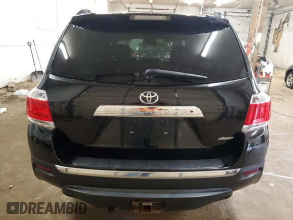 2012 Toyota Highlander Limited with VIN 5TDDK3EH3CS125295, listed as a Copart auction lot 60117725 with 176,911 mi miles and Salvage title. Bid and sale history available at DreamBid. Image 6.