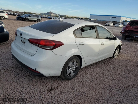 2017 Kia Forte LX with VIN 3KPFK4A70HE113747, listed as a Copart auction lot 86113054 with 122,875 mi miles and Salvage Title. Bid and sale history available at carsss.com. Image 3.