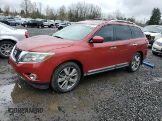 2014 Nissan Pathfinder S with VIN 5N1AR2MM4EC714427, listed as a Copart auction lot 50074505 with 193,393 mi miles and Salvage Title. Bid and sale history available at carsss.com. Image 1.