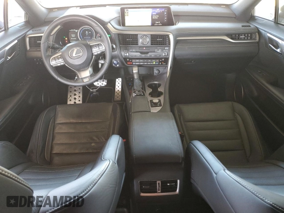 2017 Lexus RX 450h with VIN 2T2BGMCA5HC020127, listed as a Copart auction lot 53354345 with 121,451 mi miles and Salvage title. Bid and sale history available at DreamBid. Image 8.