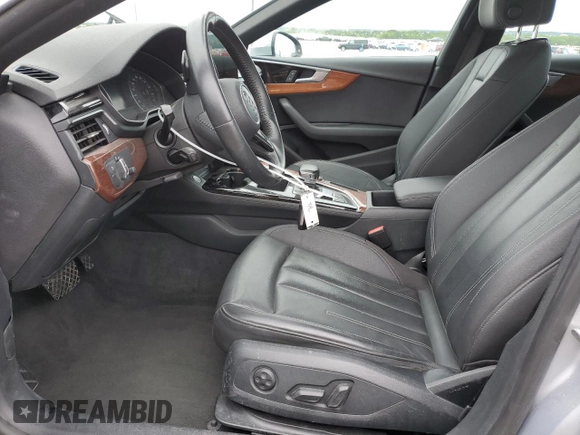 2020 Audi A5 Sportback Premium with VIN WAUANCF59LA008782, listed as a Copart auction lot 58103303 with 72,447 mi miles. Bid and sale history available at carsss.com. Image 7.