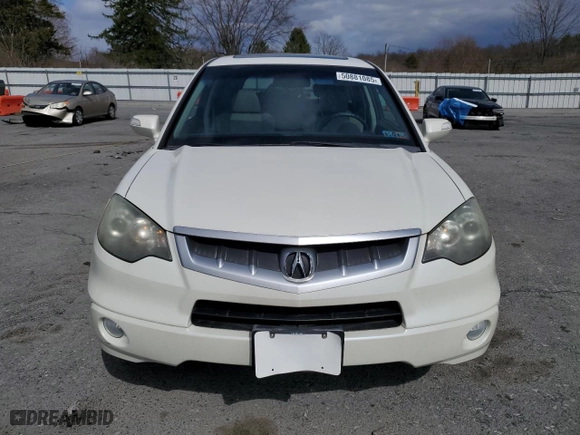 2009 Acura RDX Tech Pkg with VIN 5J8TB18549A008060, listed as a Copart auction lot 50881085 with 101,968 mi miles and Salvage Title. Bid and sale history available at carsss.com. Image 5.