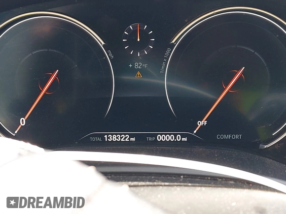 2017 BMW 7 Series 740i xDrive with VIN WBA7E4C50HGU99106, listed as a IAAI auction lot 41997603 with 138,322 mi miles. Bid and sale history available at carsss.com. Image 15.