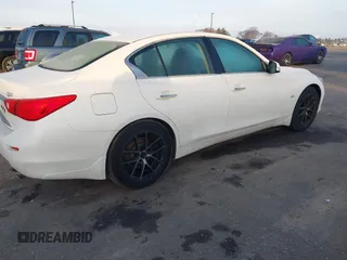 2017 Infiniti Q50 3.0t Premium with VIN JN1EV7AR1HM840809, listed as a IAAI auction lot 40866899 with 106,716 mi miles. Bid and sale history available at carsss.com. Image 4.