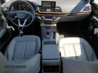 2020 Audi Q5 Premium Plus with VIN WA1BNAFY7L2034646, listed as a Copart auction lot 62927135 with 81,521 mi miles and Salvage title. Bid and sale history available at DreamBid. Image 8.