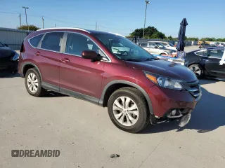 2013 Honda CR-V EX-L z VIN 5J6RM4H7XDL074190, wystawiony jako Copart lot #56672765 z przebiegiem 75 611 mil mil oraz Szkody całkowita. Historia ofert i sprzedaży dostępna na DreamBid. Obrazek 4.