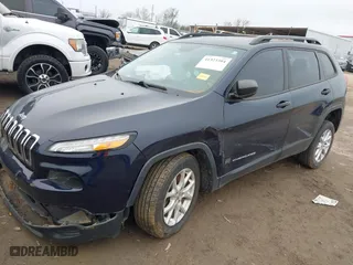 2015 Jeep Cherokee Sport with VIN 1C4PJLAB5FW616912, listed as a IAAI auction lot 41523384 with 1 mi miles. Bid and sale history available at carsss.com. Image 17.