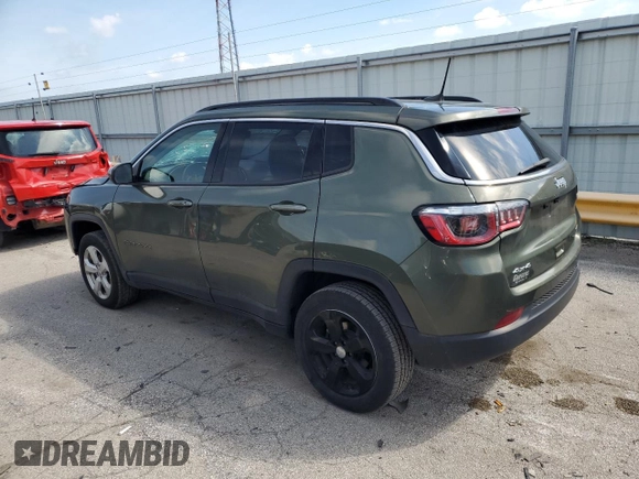 2019 Jeep Compass Latitude with VIN 3C4NJDBB2KT735142, listed as a Copart auction lot 57287444 with 139,517 mi miles and Non repairable. Bid and sale history available at DreamBid. Image 2.