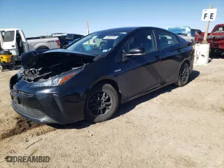 2022 Toyota Prius L Eco with VIN JTDKAMFU6N3157707, listed as a Copart auction lot 43659145 with 73,588 mi miles and Salvage Title. Bid and sale history available at carsss.com. Image 1.