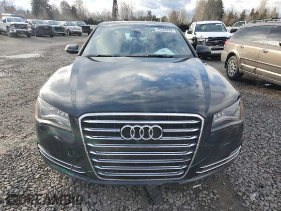 2014 Audi A8 4.0T with VIN WAUR2AFD5EN007518, listed as a Copart auction lot 44523935 with 108,277 mi miles and Salvage title. Bid and sale history available at DreamBid. Image 5.