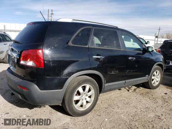 2012 Kia Sorento LX with VIN 5XYKTDA21CG196309, listed as a Copart auction lot 48688555 with 90,012 mi miles and Salvage Title. Bid and sale history available at carsss.com. Image 3.