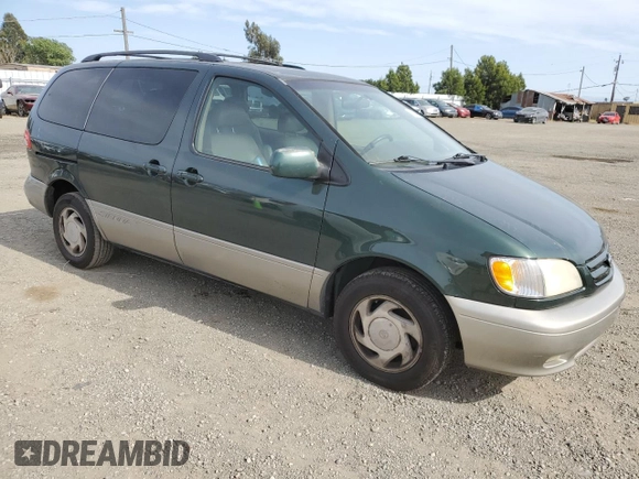 2002 Toyota Sienna LE с VIN 4T3ZF13C32U501321, выставлен на аукционе Copart как лот 57524875 с пробегом 241 795 миль миль и Списание • Salvage title. История ставок и продаж доступна на DreamBid. Изображение 4.