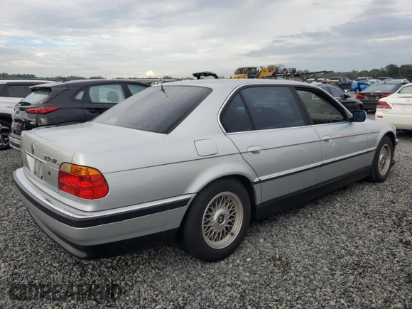 1999 BMW 7 Series 740il with VIN WBAGH8334XDP05816, listed as a Copart auction lot 73872874 with 0 mi miles and Non Repairable. Bid and sale history available at carsss.com. Image 3.