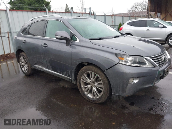 2013 Lexus RX 350 with VIN 2T2BK1BA9DC198874, listed as a IAAI auction lot 41798470 with 126,207 mi miles and . Bid and sale history available at DreamBid. Image 1.