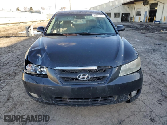 2006 Hyundai Sonata GLS with VIN 5NPEU46FX6H094610, listed as a Copart auction lot 46687865 with 252,934 mi miles and Salvage Title. Bid and sale history available at DreamBid. Image 5.