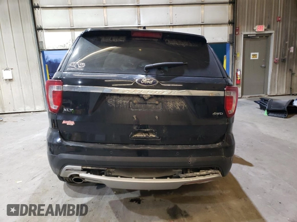 2017 Ford Explorer XLT with VIN 1FM5K8D82HGD46662, listed as a Copart auction lot 87269264 with Not Provided miles and Salvage Title. Bid and sale history available at DreamBid. Image 6.