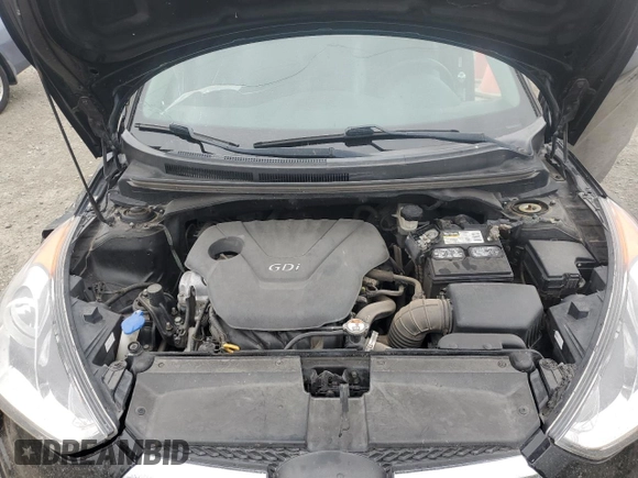 2012 Hyundai Veloster w/Black Int with VIN KMHTC6AD6CU054131, listed as a Copart auction lot 59344465 with 82,391 mi miles and Salvage title. Bid and sale history available at DreamBid. Image 11.