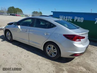 2019 Hyundai Elantra Preferred with VIN KMHD84LF4KU743494, listed as a IAAI auction lot 41821777 with 147,704 mi miles. Bid and sale history available at carsss.com. Image 3.