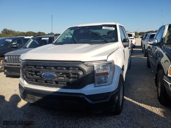 2022 Ford F-150 XL with VIN 1FTEW1EB2NKE66674, listed as a Copart auction lot 74930674 with 0 mi miles and Non Repairable. Bid and sale history available at carsss.com. Image 5.
