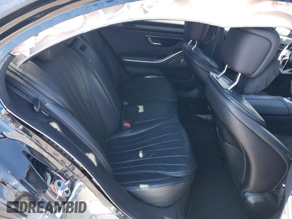 2023 Mercedes-Benz S 500 z VIN W1K6G6DB6PA195794, wystawiony jako Copart lot #46353265 z przebiegiem 35 416 mil mil oraz Szkoda całkowita • Salvage title. Historia ofert i sprzedaży dostępna na DreamBid. Obrazek 10.
