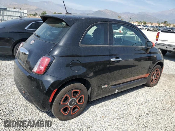 2016 FIAT 500e with VIN 3C3CFFGE2GT170300, listed as a Copart auction lot 54011115 with 28,674 mi miles and Clean Title. Bid and sale history available at carsss.com. Image 3.